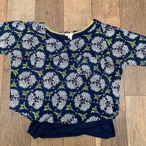 Anthropologie short sleeve blouse